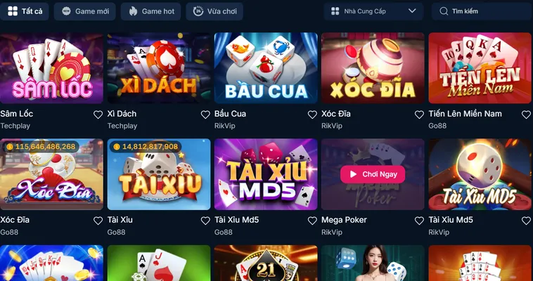 Khám Phá Thế Giới Game Bài RikBet Với Trải Nghiệm Cá Cược Đẳng Cấp Nhất