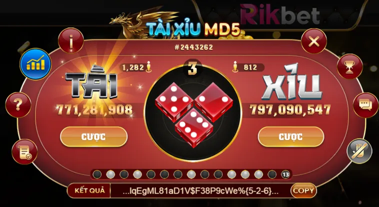Trải Nghiệm Đỉnh Cao Tài Xỉu MD5 Tại RikBet Với Tỷ Lệ Thắng Khủng